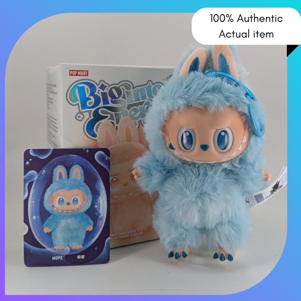 Pop Mart Labubu – Big in Energy “Hope” Plush Doll – Authentic Collectible